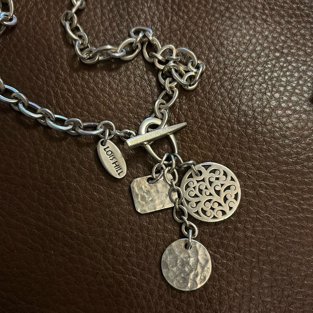 Lois Hill Sterling necklace